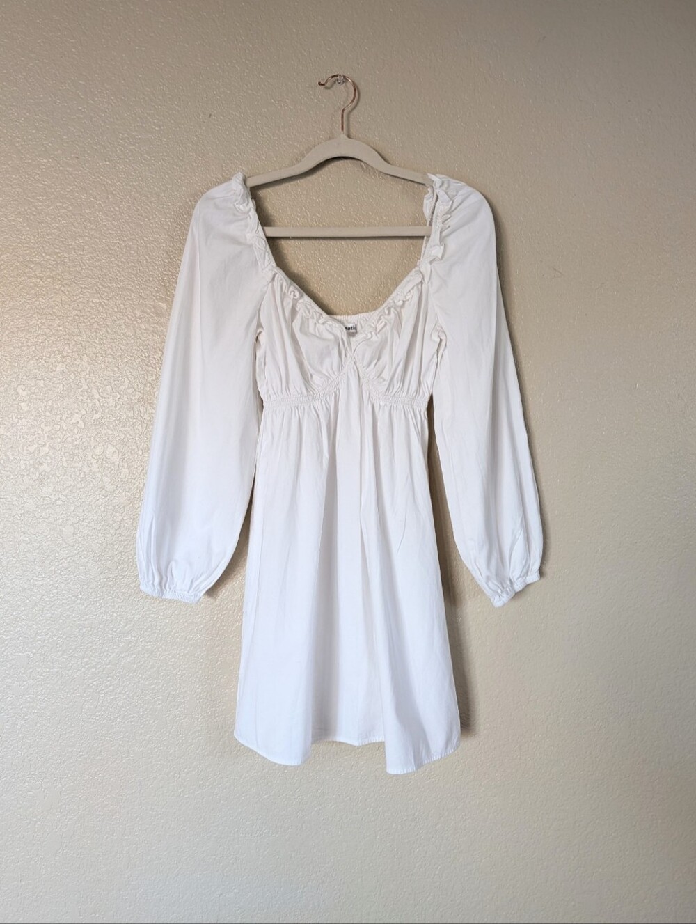 Reformation White Mini Dress